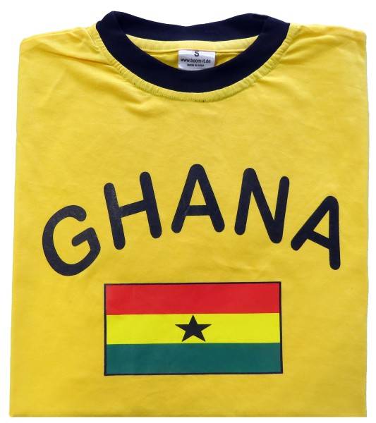 Sonia Originelli Fan-Shirt "Ghana" Unisex Fußball WM EM Herren T-Shirt 50% Rabatt mit kostenlosem Versand