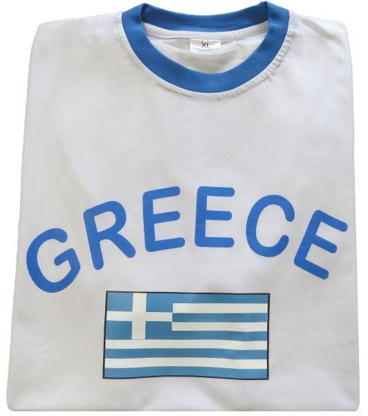 Sonia Originelli Fan-Shirt "Greece" Unisex Fußball WM EM Herren T-Shirt Clearance-Verkauf