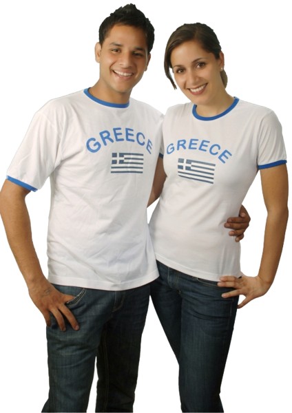 Sonia Originelli Fan-Shirt "Greece" Unisex Fußball WM EM Herren T-Shirt Clearance-Verkauf