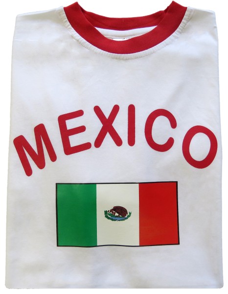 Sonia Originelli Fan-Shirt "Mexico" Unisex Fußball WM EM Herren T-Shirt zollfrei