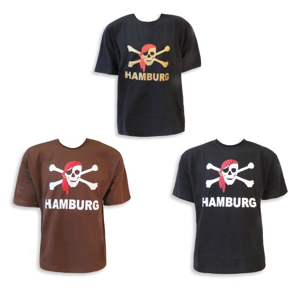 Sonia Originelli Kinder T-Shirt "Hamburg Pirat" Baumwolle Saisonschlussverkauf