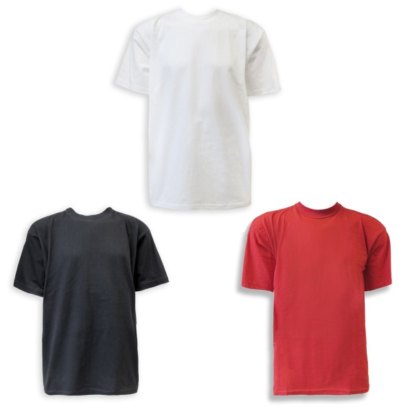 Sonia Originelli T-Shirt "Uni" Herren Einfarbig Basic Baumwolle Kauf eins, bekomm eins gratis