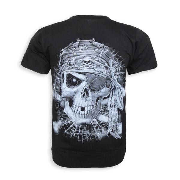 Sonia Originelli T-Shirt Totenkopf Monster doppelseitig bedruckt Sonderangebote