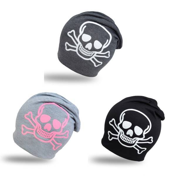 Sonia Originelli Beanie Mütze "Skull" Unisex Totenkopf Halloween VIP-Rabatte
