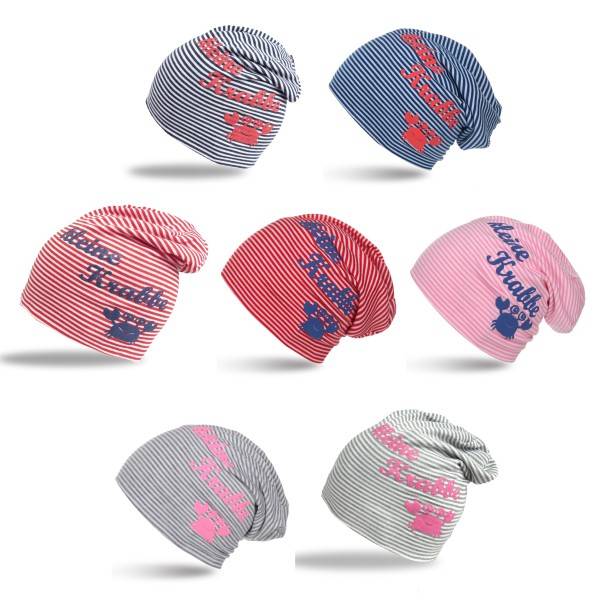 Sonia Originelli Beanie Mütze Kind "Kleine Krabbe" Maritim Streifen Neueste Stile