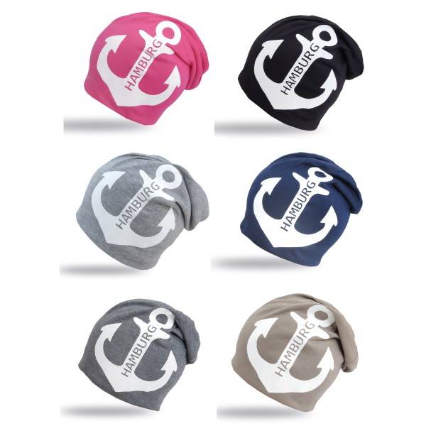 Sonia Originelli City-Beanie "Hamburg" Mütze Anker Maritim Großer Ausverkauf