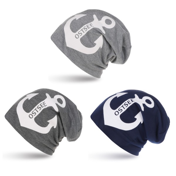Sonia Originelli City-Beanie "Ostsee" Anker Mütze Maritim Exklusivangebot