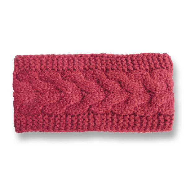 Sonia Originelli Damenstirnband gestrickt Zopfstrick klassisch chic Vatertagsangebot