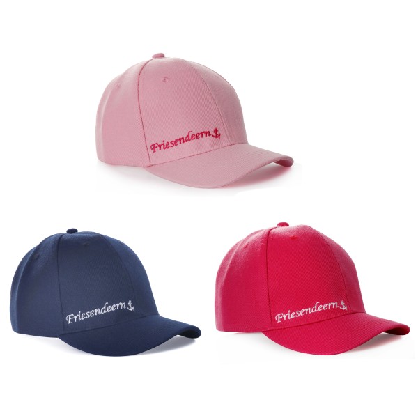 Sonia Originelli Kinder Baseball Cap "Friesendeern" Mütze Anker maritim Snapback Mädchen Räumungsverkauf