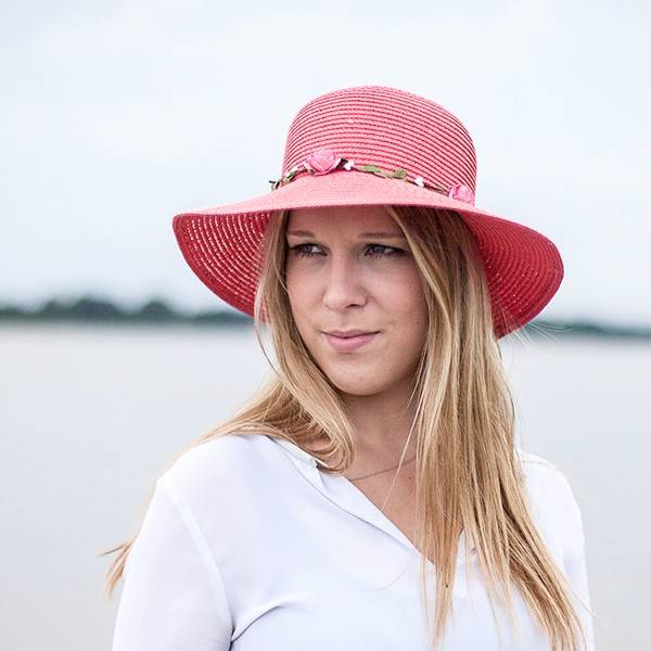 Sonia Originelli Strohhut "Blümchen" Strandhut Blumenkranz Damen Blume Bis zu 60% Rabatt
