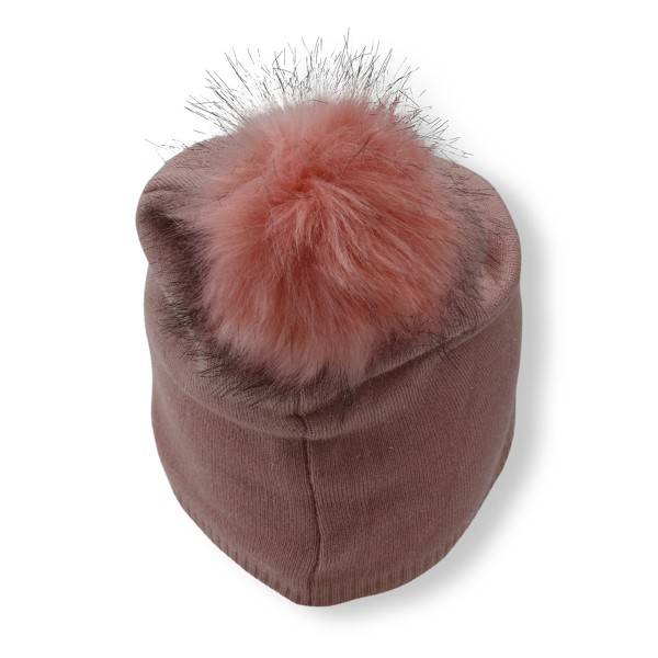 Sonia Originelli Winter Beanie Mütze mit Glitzerfasern und Kunstfell Bommel Bis zu 55% Rabatt