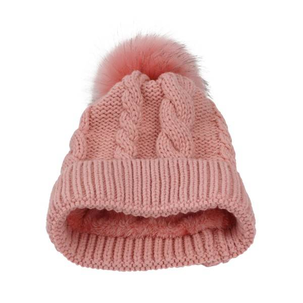 Sonia Originelli Winter Beanie Mütze Zopfmuster XL Bommel Teddyfell Nur noch ein Tag übrig