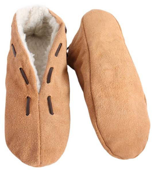 Sonia Originelli Kinder Wildlederhausschuh "Classic" Echt Leder Kuschelfell Black Friday Preise