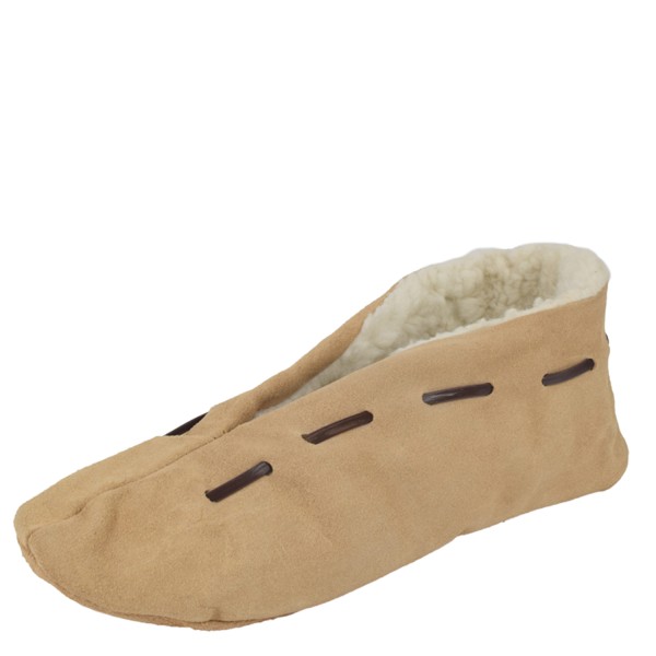 Sonia Originelli Kinder Wildlederhausschuh "Classic" Echt Leder Kuschelfell Black Friday Preise