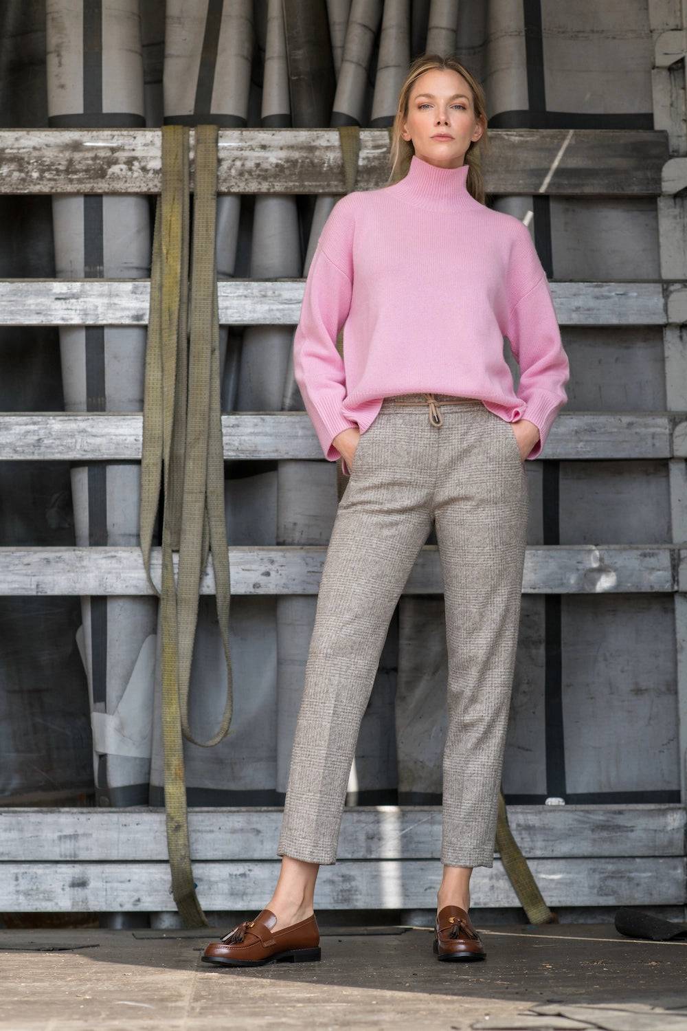 Spoon Golf Turtle Neck Chunky Wool- Cashmere Sweater Sonderangebot