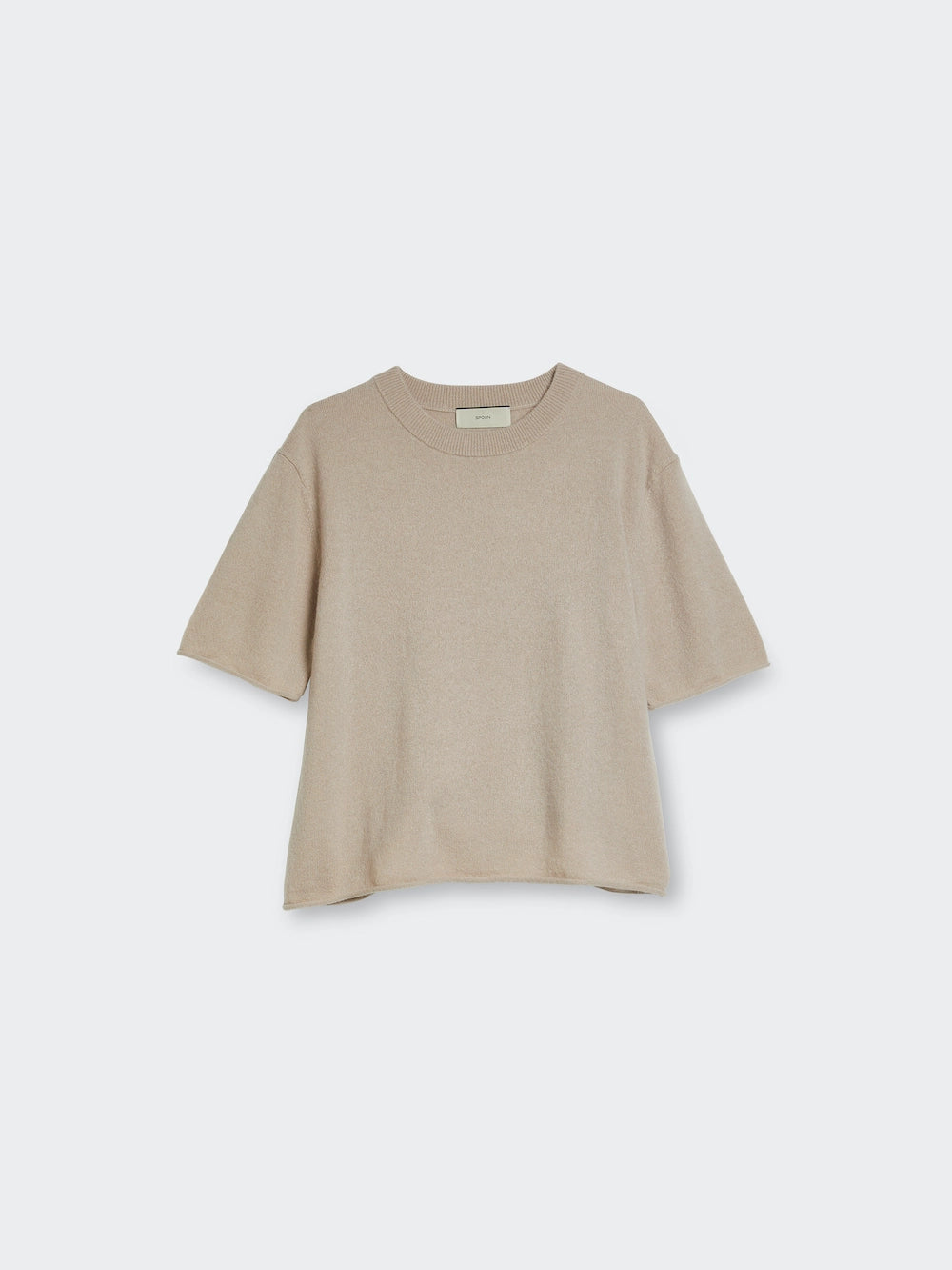 Spoon Golf Short Sleeve Cashmere Sweater Saisonschlussverkauf