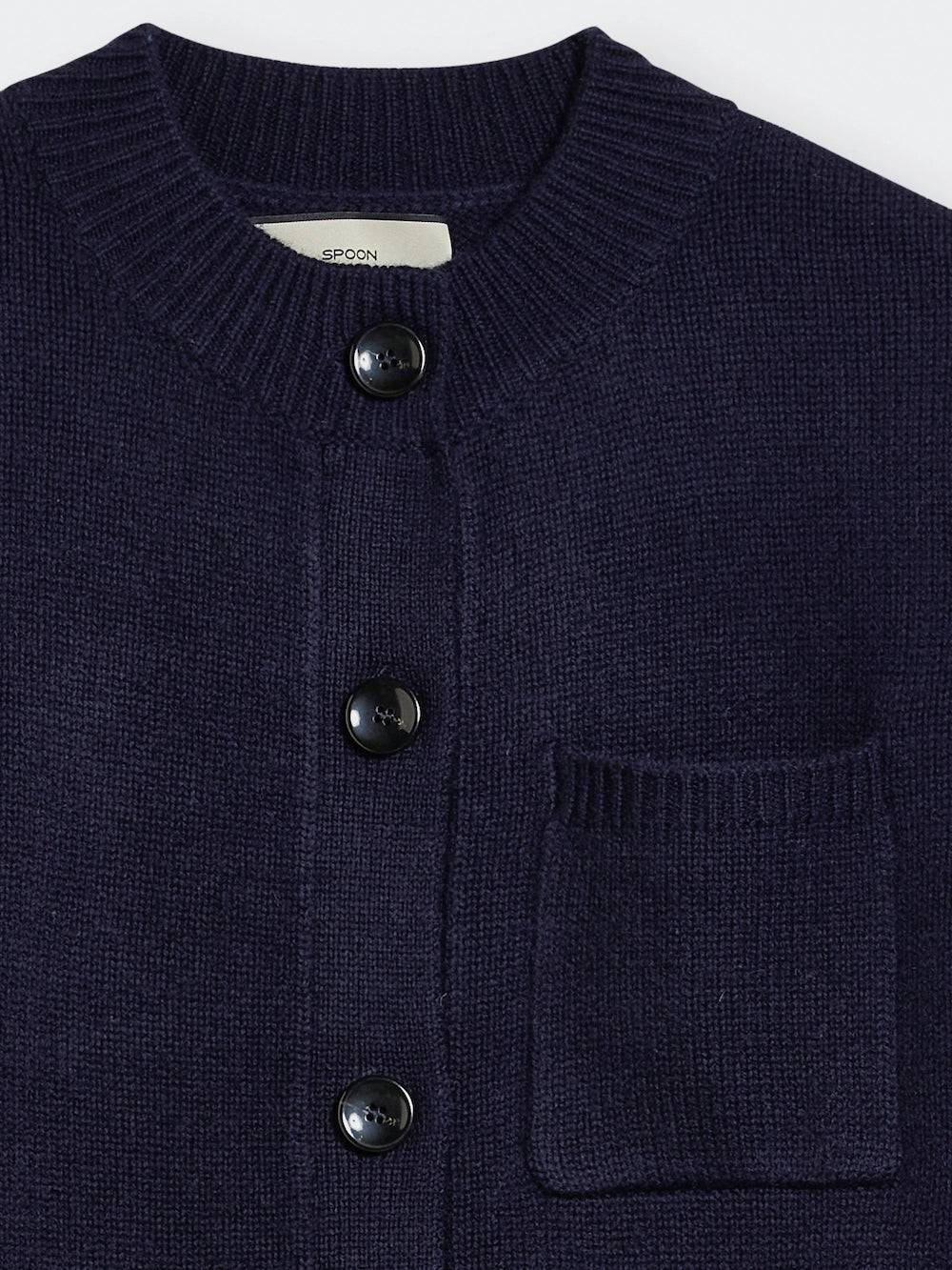 Spoon Golf Cropped Wool- Cashmere Cardigan Weihnachtsangebot