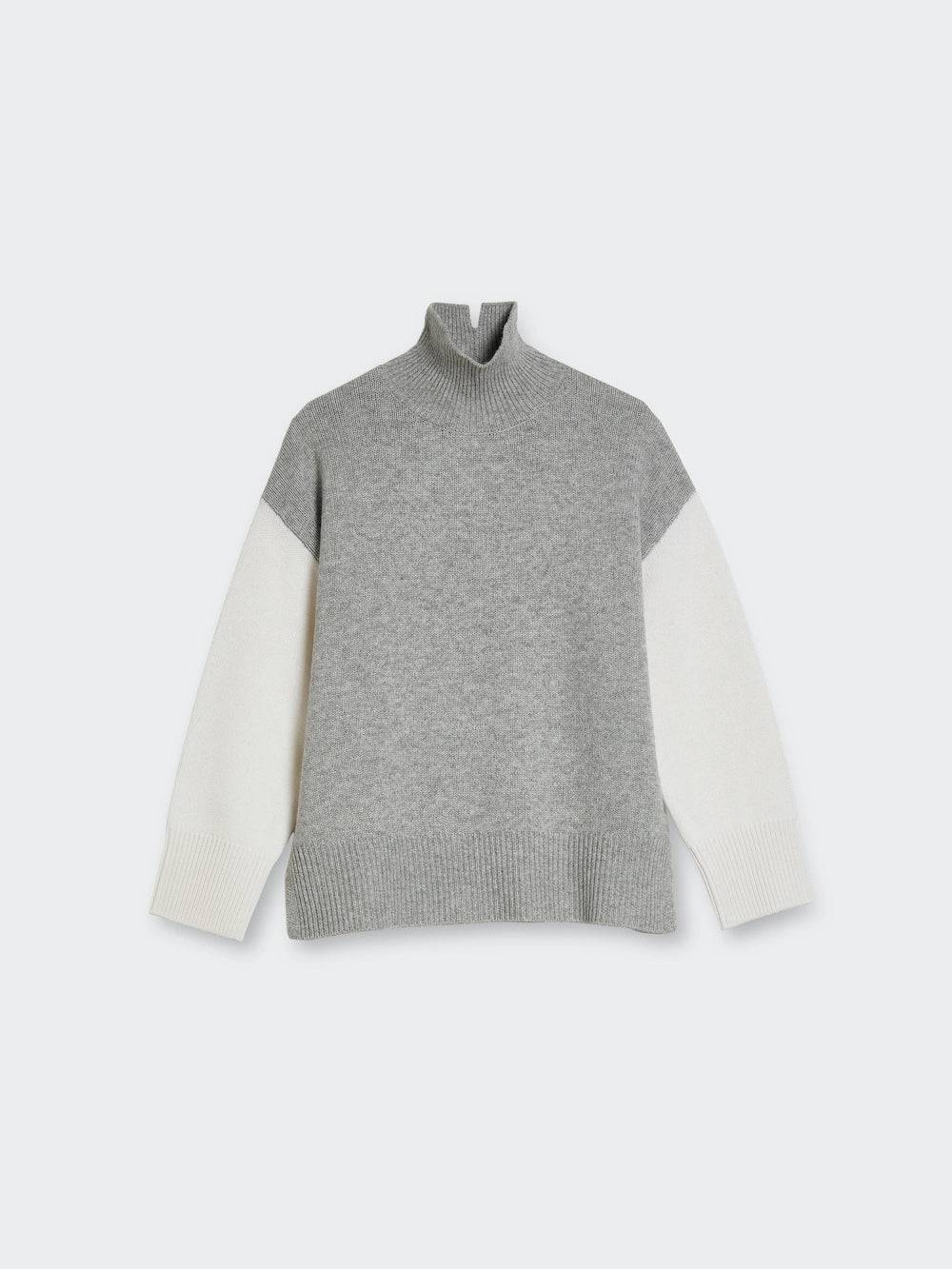 Spoon Golf Turtle Neck Contrast Wool- Cashmere Sweater Osterangebot