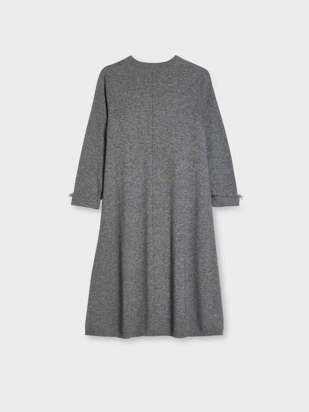 Spoon Golf Fringes Wool- Cashmere Dress Schlussverkauf