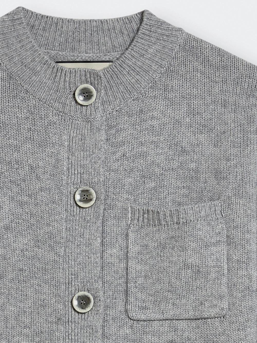Spoon Golf Cropped Wool- Cashmere Cardigan Blitzverkäufe