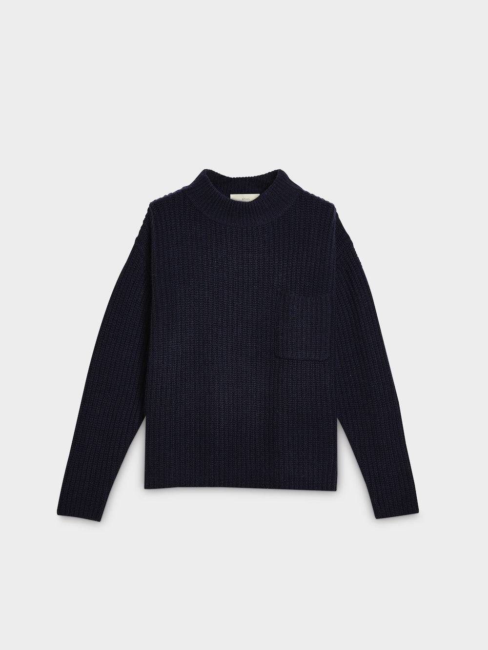 Spoon Golf Wool Cashmere Sweater with Pocket Kostenloser Versand