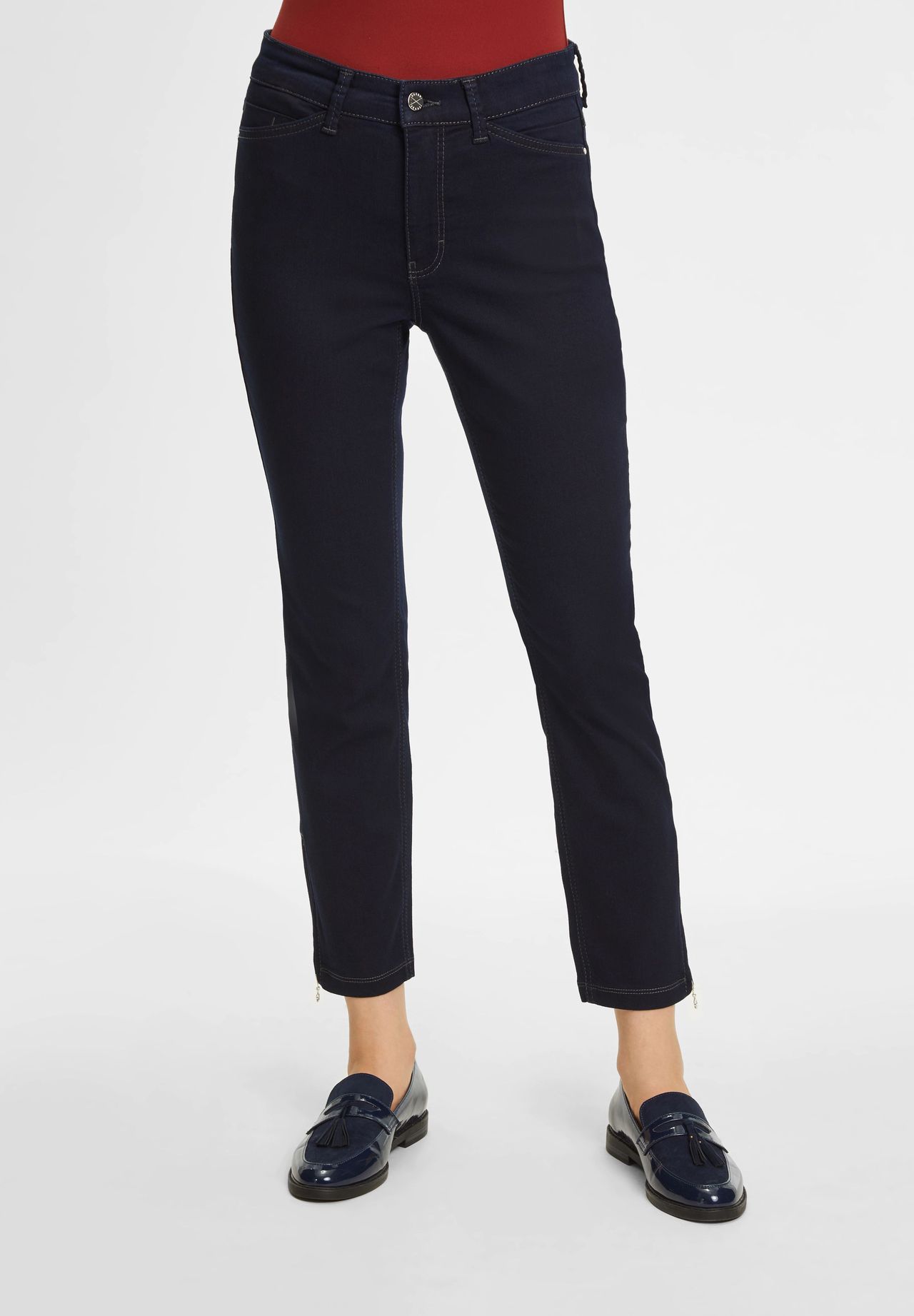 MAC Jeanshose Straight Mid Waist für Damen Blitzangebot