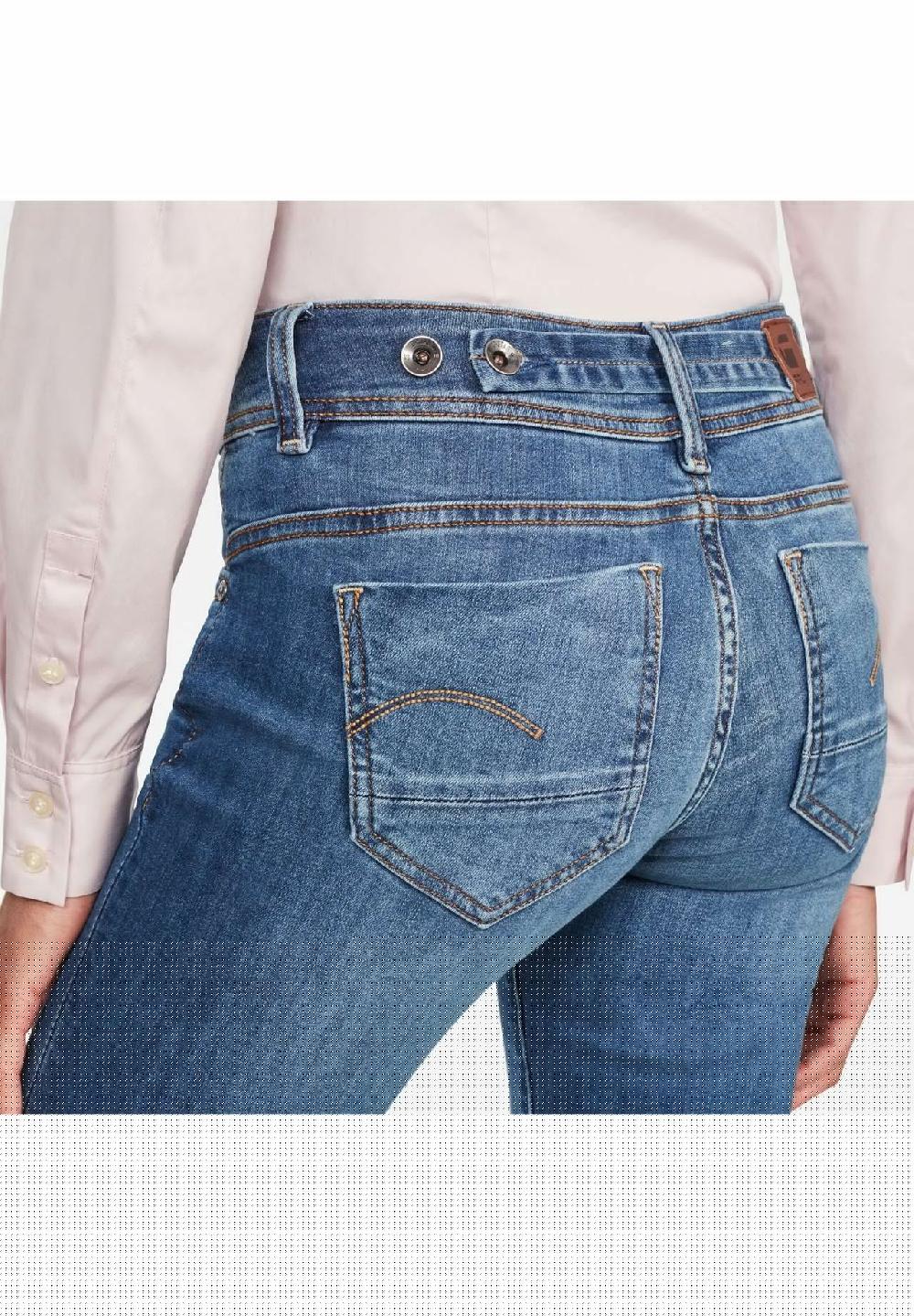 G-STAR RAW Jeans "Midge" Mid-Straight Fit uni für Damen Bestseller