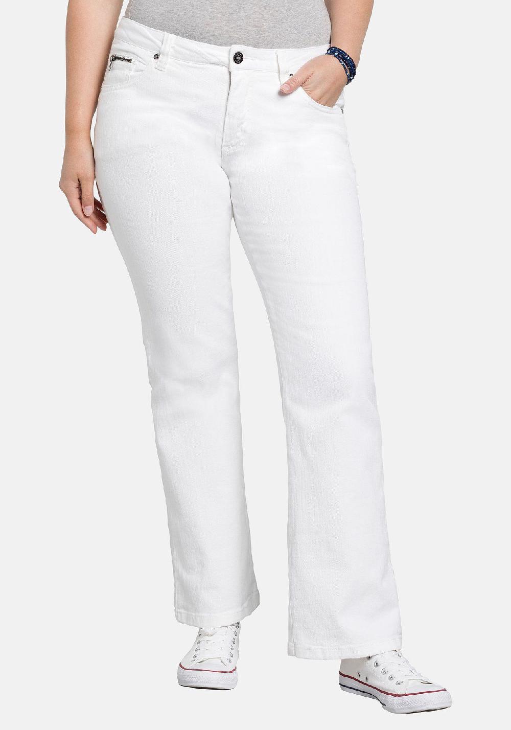 sheego Jeans in 5-Pocket-Form mit Used-Effekten Letzte 2 Tage