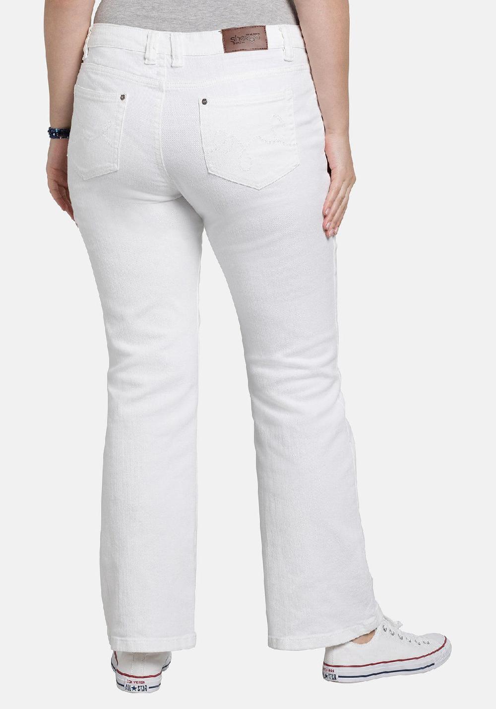 sheego Jeans in 5-Pocket-Form mit Used-Effekten Letzte 2 Tage
