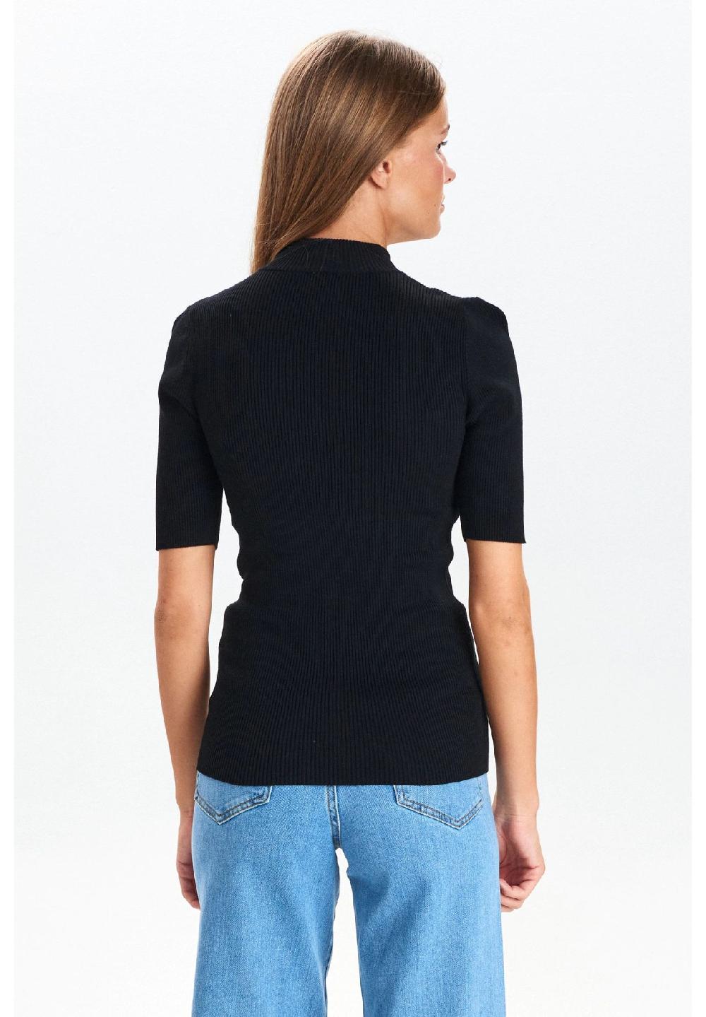 Nümph T-Shirt Rippstruktur Halbarm für Damen Nur noch ein Tag übrig