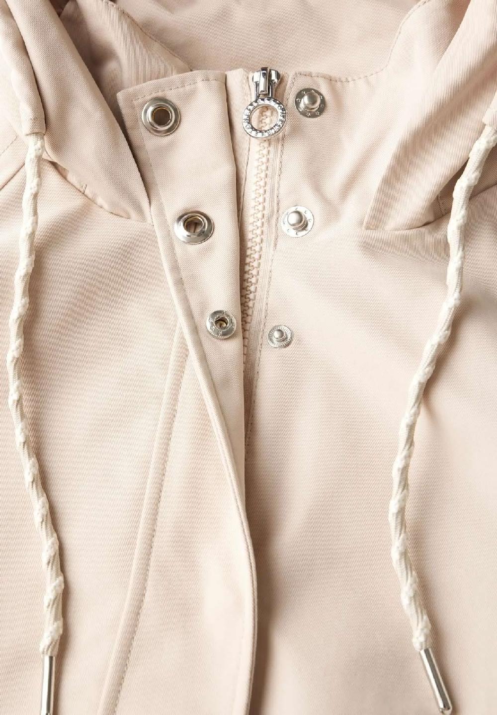 Street One Parka verdeckter Reißverschluss Stehkragen für Damen 50% Rabatt mit kostenlosem Versand