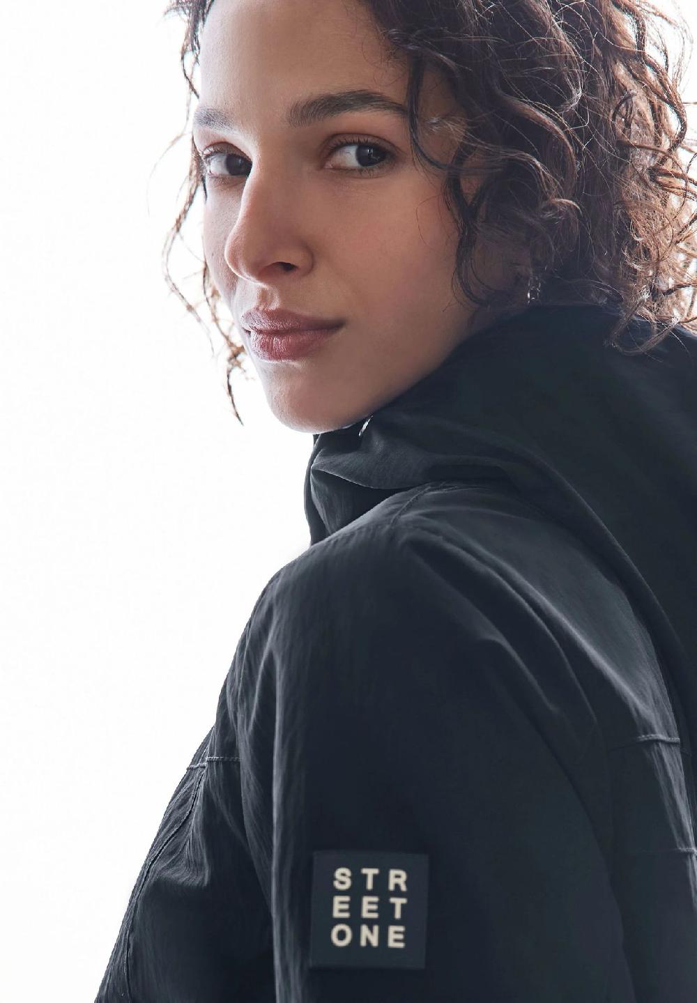 Street One Windbreaker verdeckter Reißverschluss Patch für Damen Kostenloser Versand international