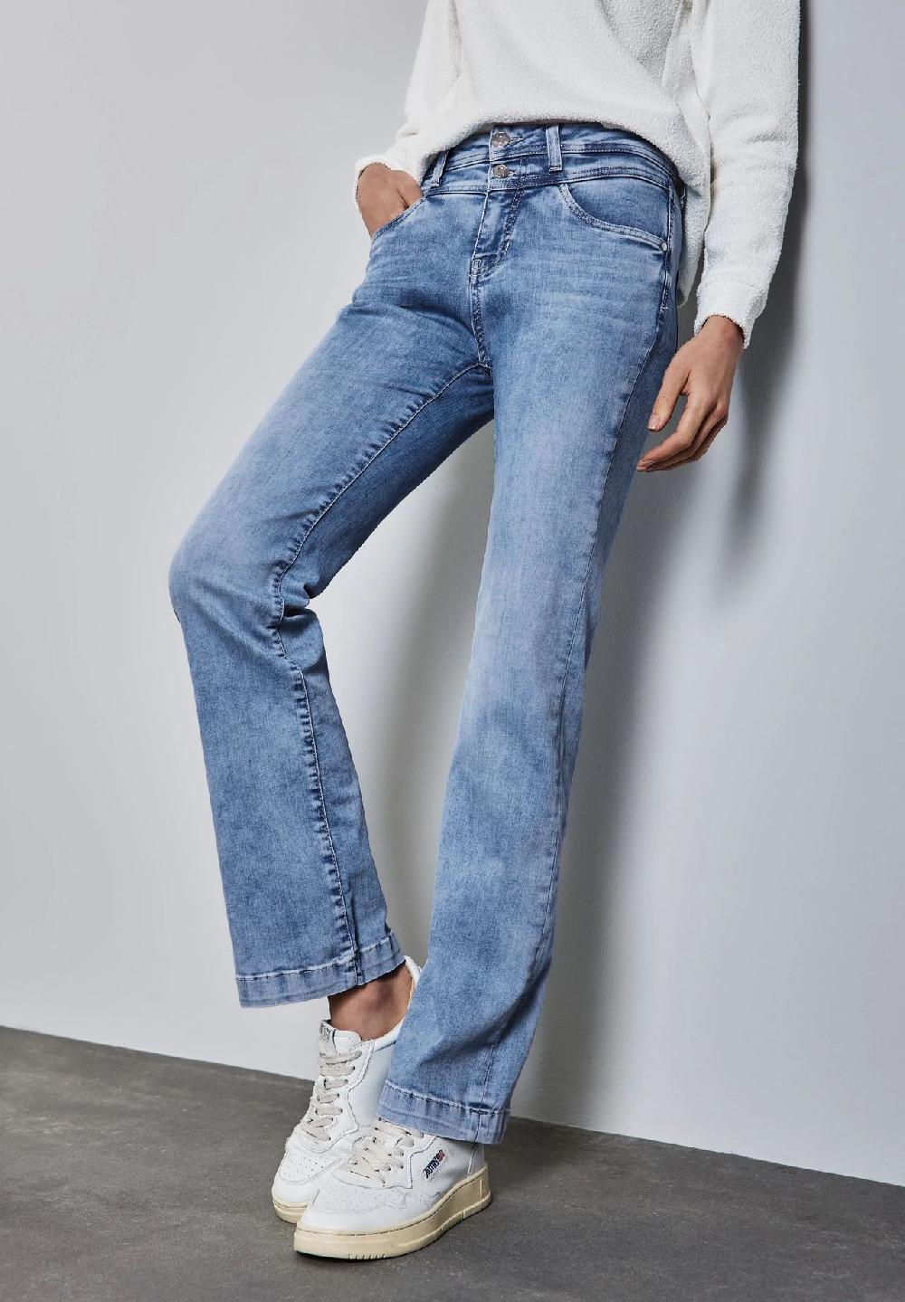 Street One Jeanshose "Style Q" Five-Pocket für Damen Black Friday Preise