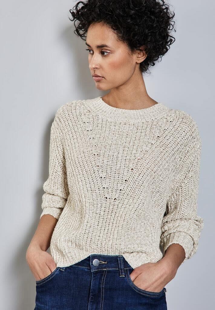 Street One Pullover Rippblende für Damen Im Verkauf