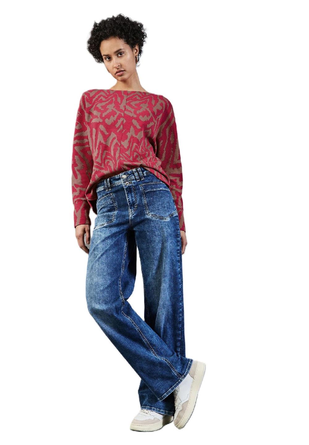 Street One Langarmshirt U-Boot-Ausschnitt für Damen Rabatte dieses Monats