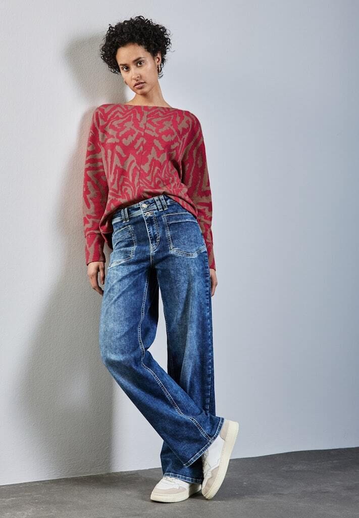 Street One Langarmshirt U-Boot-Ausschnitt für Damen Rabatte dieses Monats
