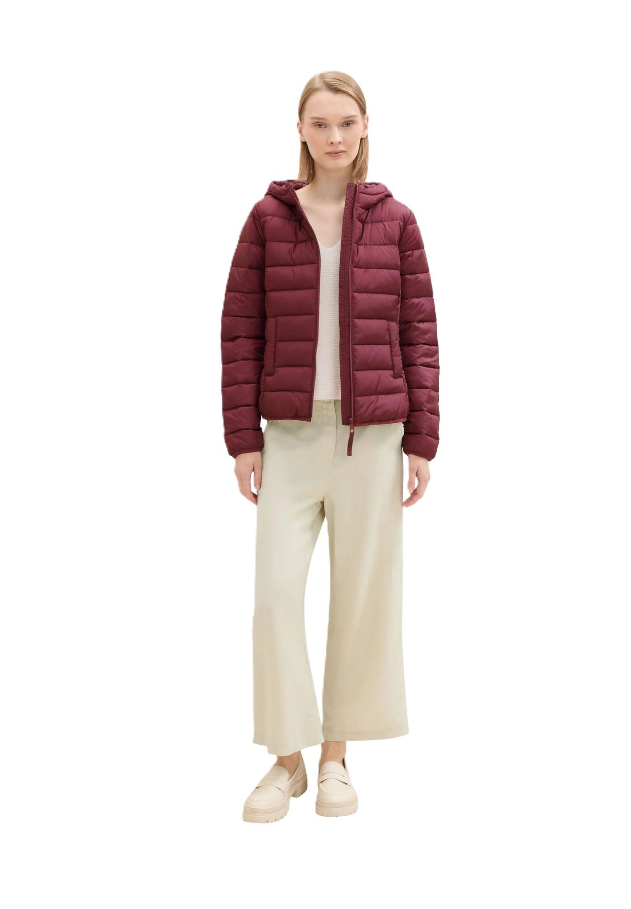 DENIM TOM TAILOR Steppjacke Kapuze Eingrifftaschen für Damen Online
