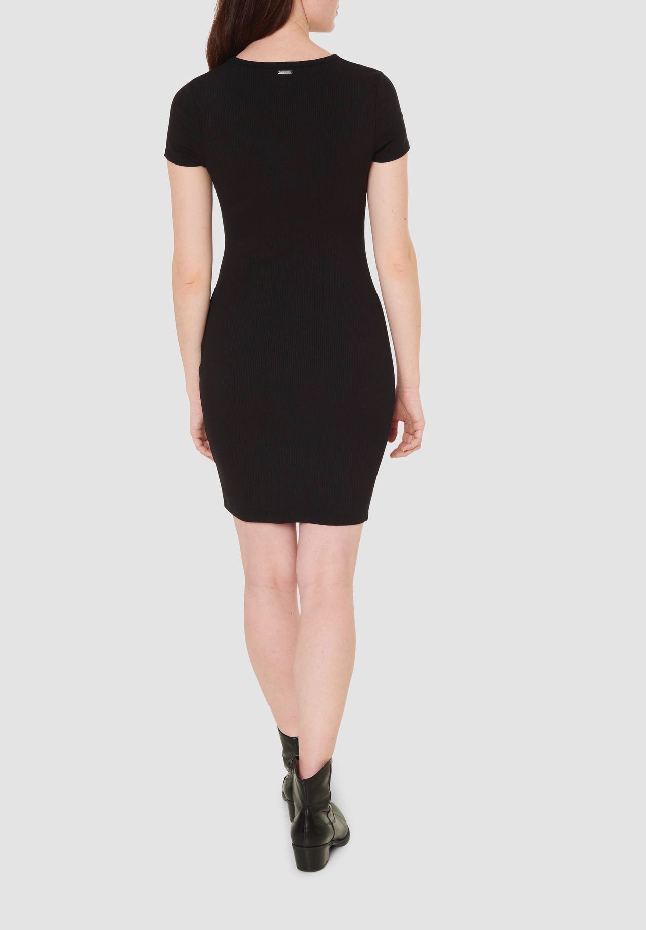 GUESS Kleid "Lana" Rundhals oberschenkellang Cutout für Damen Heißer Verkauf