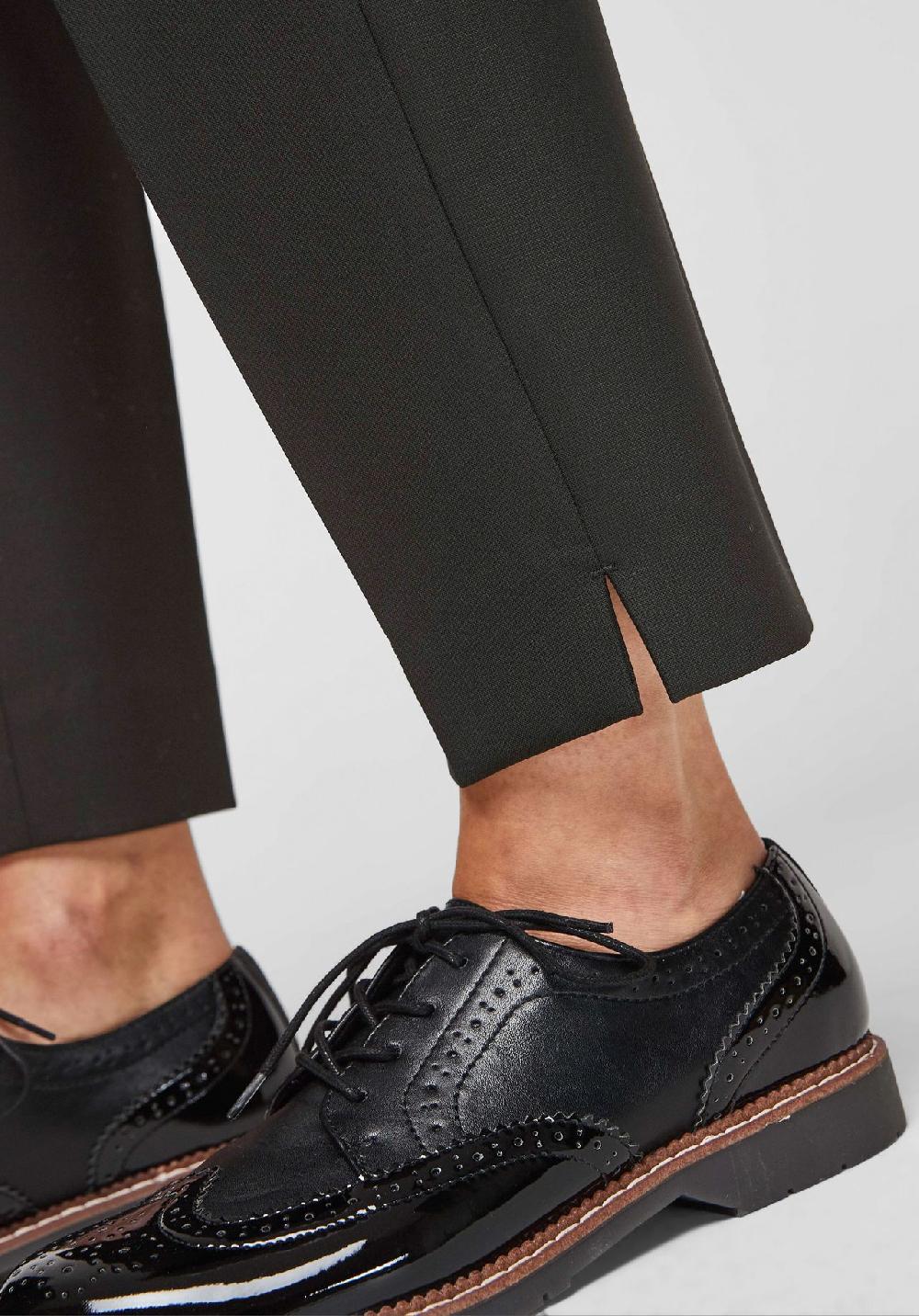 s.Oliver BLACK LABEL Stoffhose 7/8-Länge französische Taschen für Damen Große Rabatte