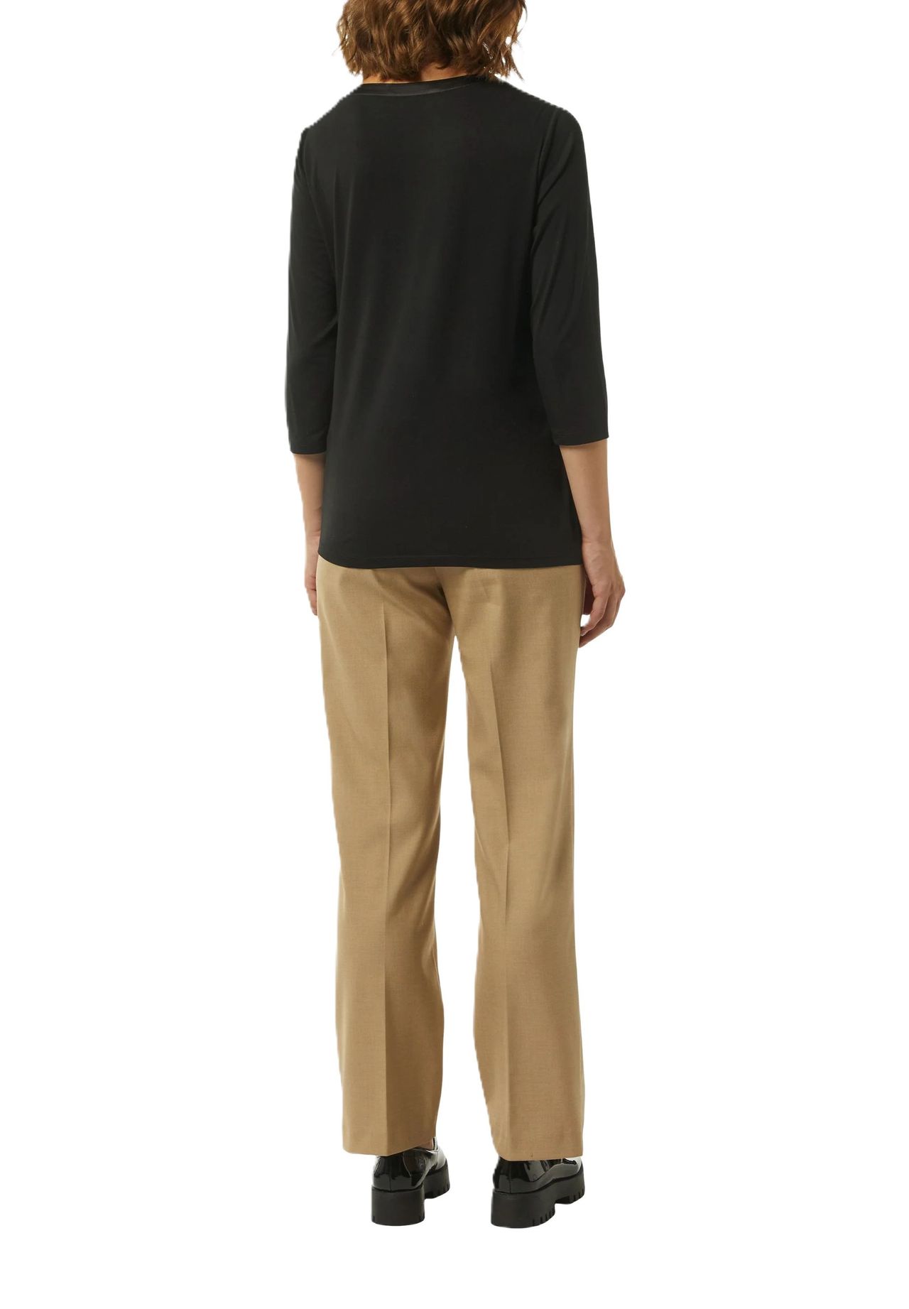 comma Shirtbluse 3/4-Arm Split-Neck für Damen Neuheiten
