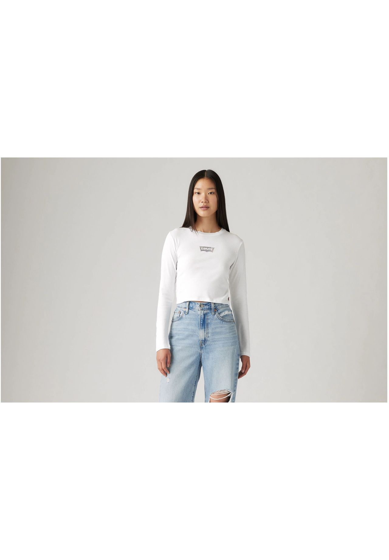 Levi's® Langarmshirt Baumwolle für Damen Kostenlose Rückgabe