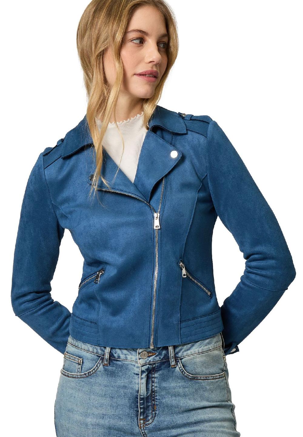 zero Bikerjacke Reißverschlusstaschen für Damen Fabrikladen