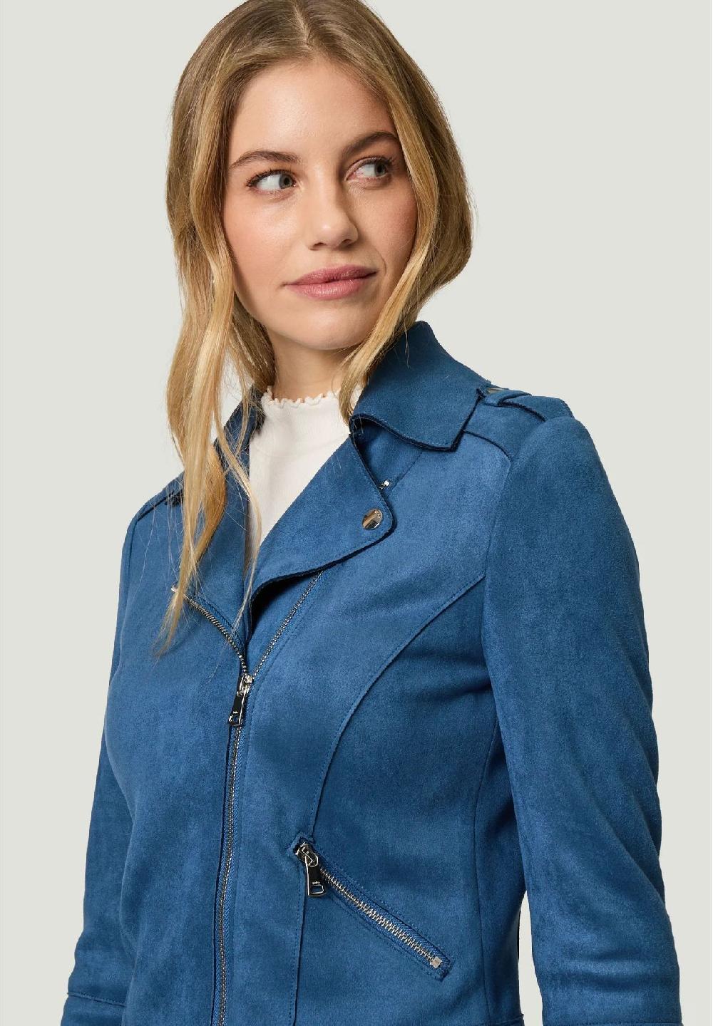zero Bikerjacke Reißverschlusstaschen für Damen Fabrikladen