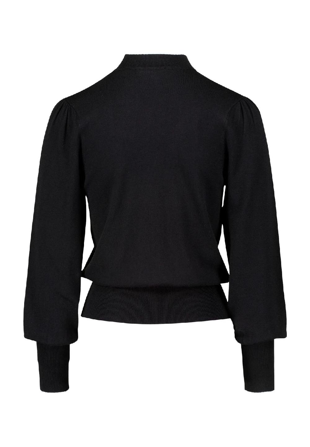 zero Pullover Stehkragen Kontrastpaspel für Damen Im Verkauf