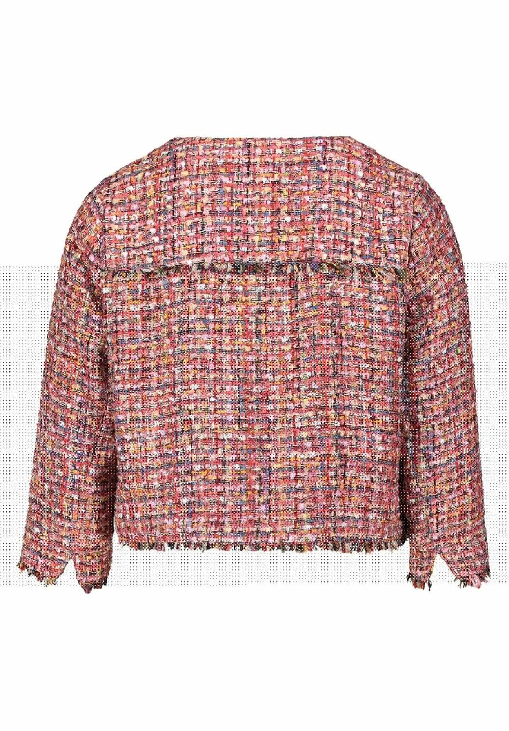 CARTOON Kastenjacke 3/4-Arm Fransen für Damen Auslauf