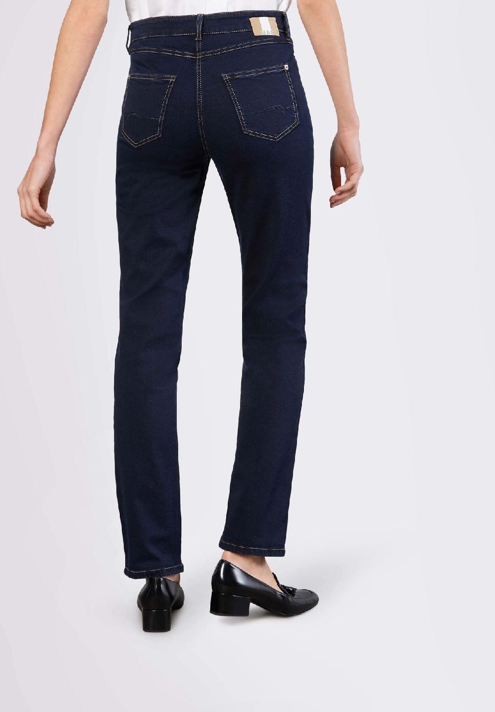 MAC Melanie Jeans Straight Fit Gürtelschlaufe für Damen Fabrikverkauf