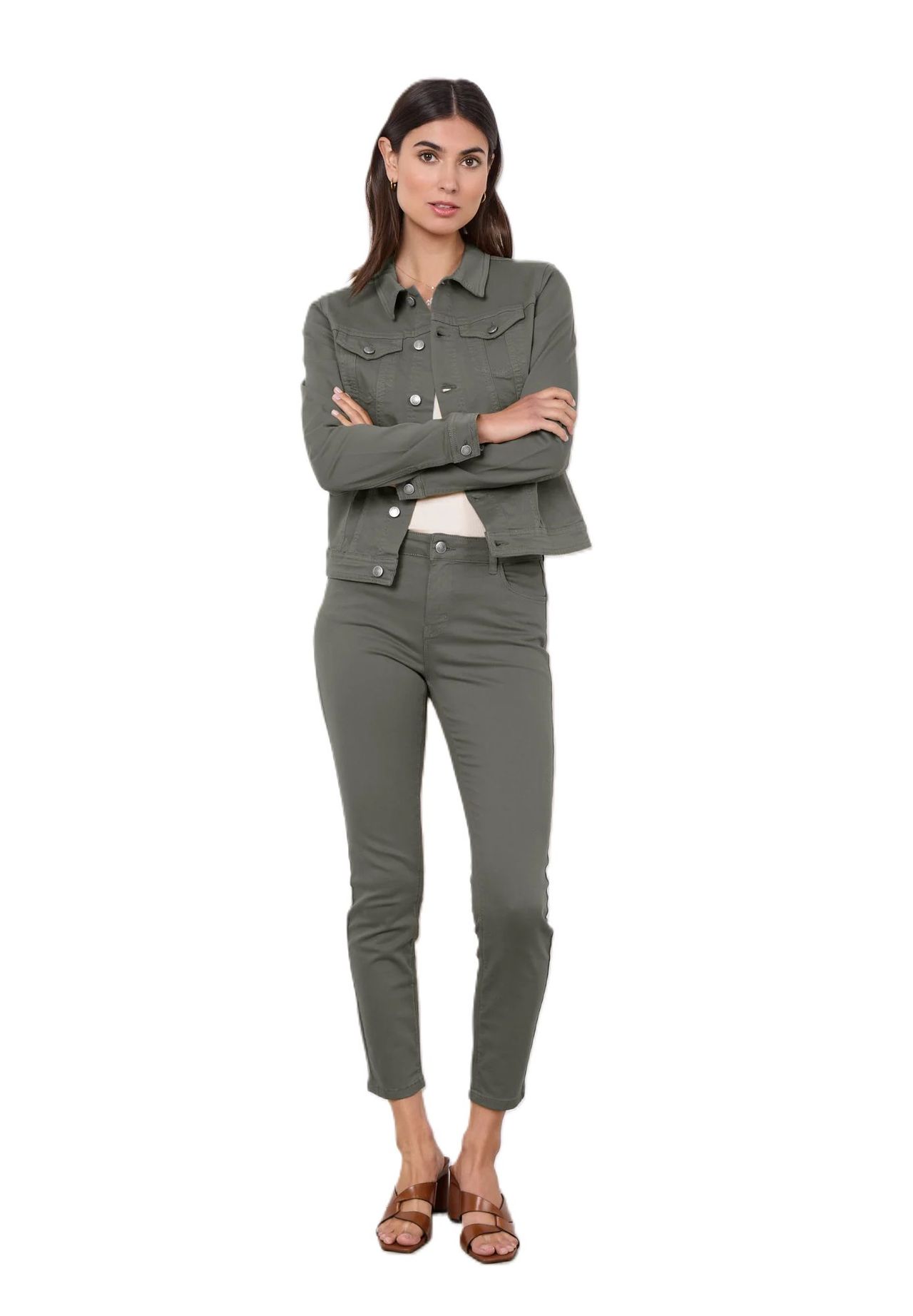 SOYACONCEPT Jeansjacke "SC-Erna 2" Brusttaschen Knopfleiste für Damen Meist gekauft