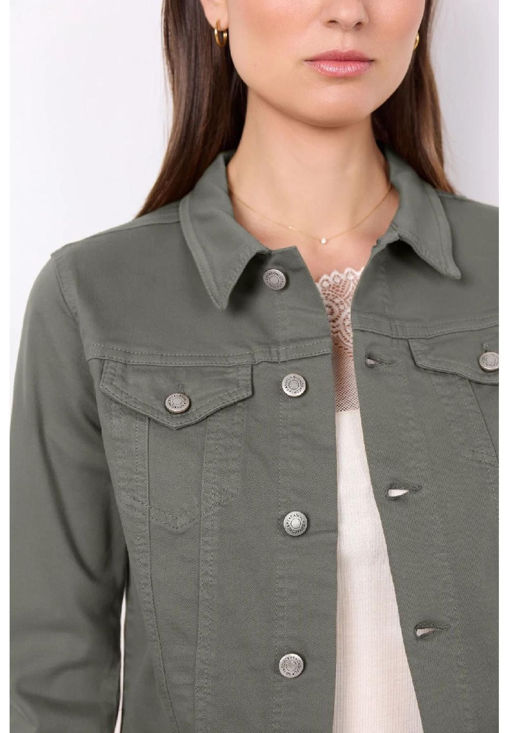 SOYACONCEPT Jeansjacke "SC-Erna 2" Brusttaschen Knopfleiste für Damen Meist gekauft