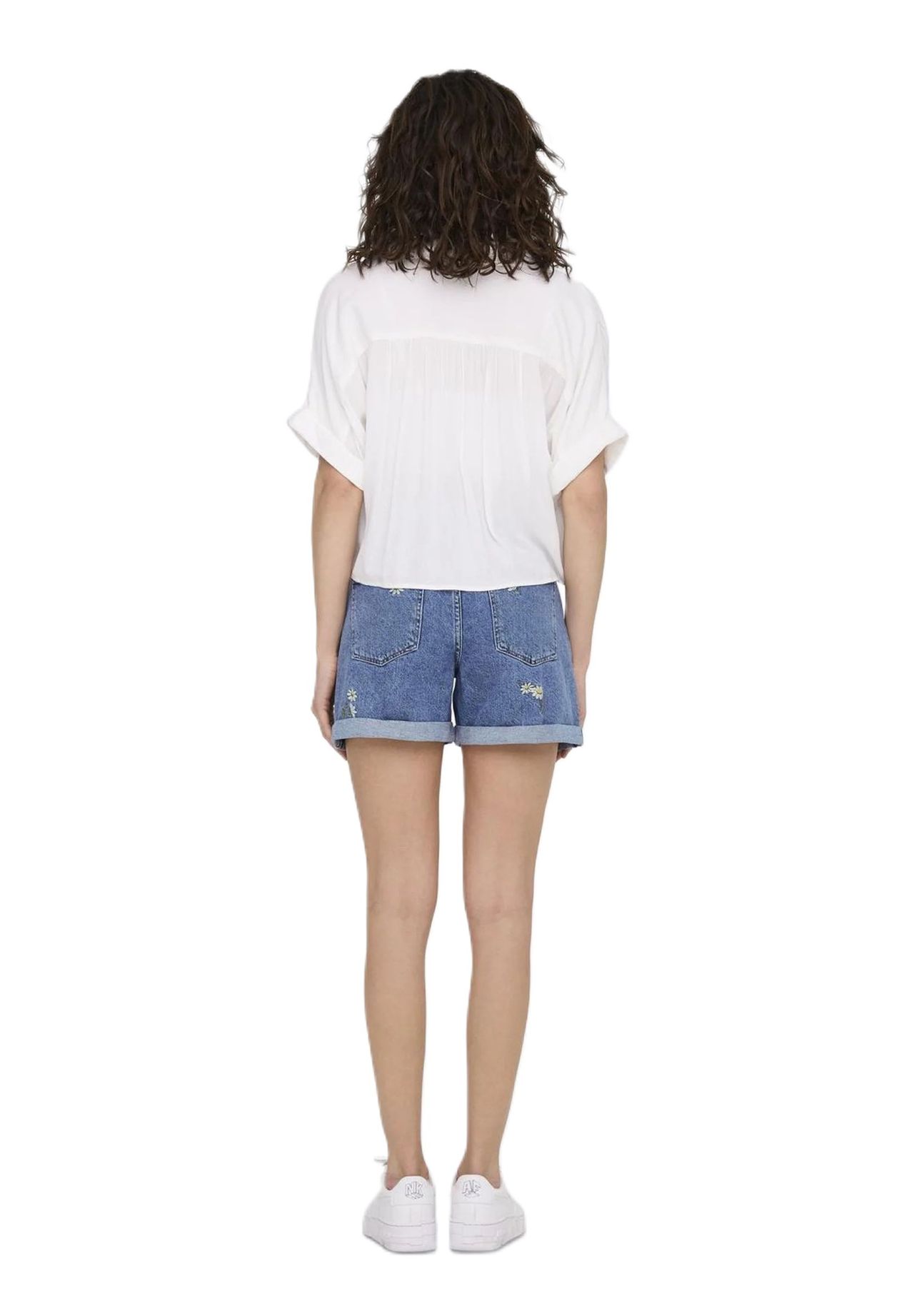 ONLY® Hemdbluse Reverskragen Knoten-Detail für Damen Online Shopping