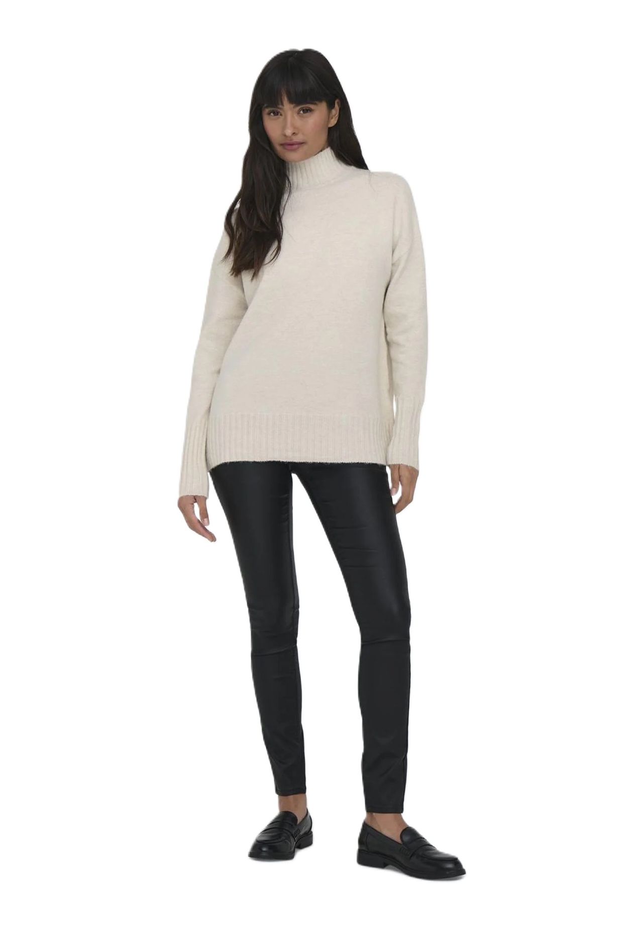 ONLY® Strickpullover "Gabriel" Stehkragen für Damen Saisonschlussverkauf